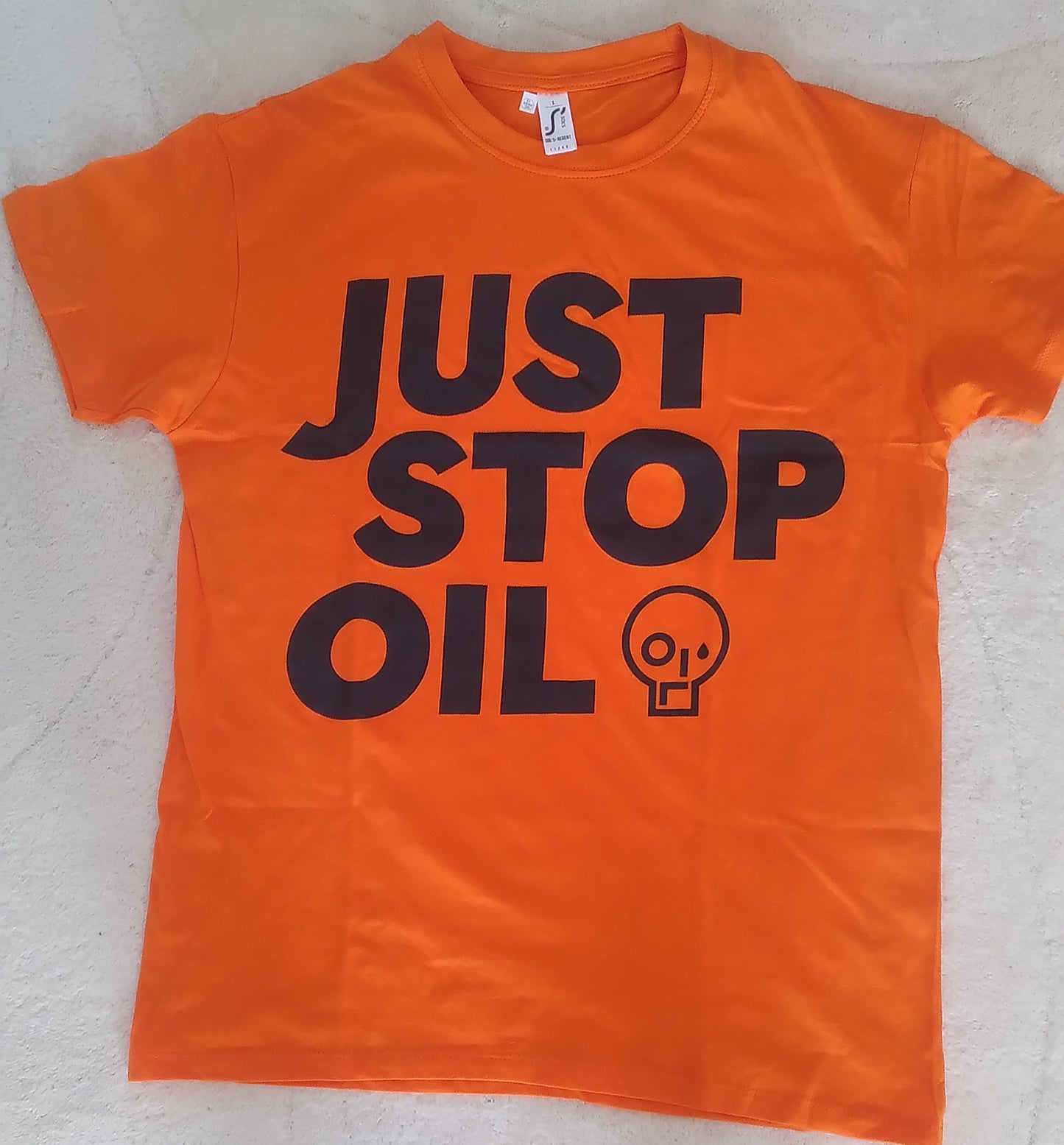 Official Just Stop Oil T-Shirt, Orange