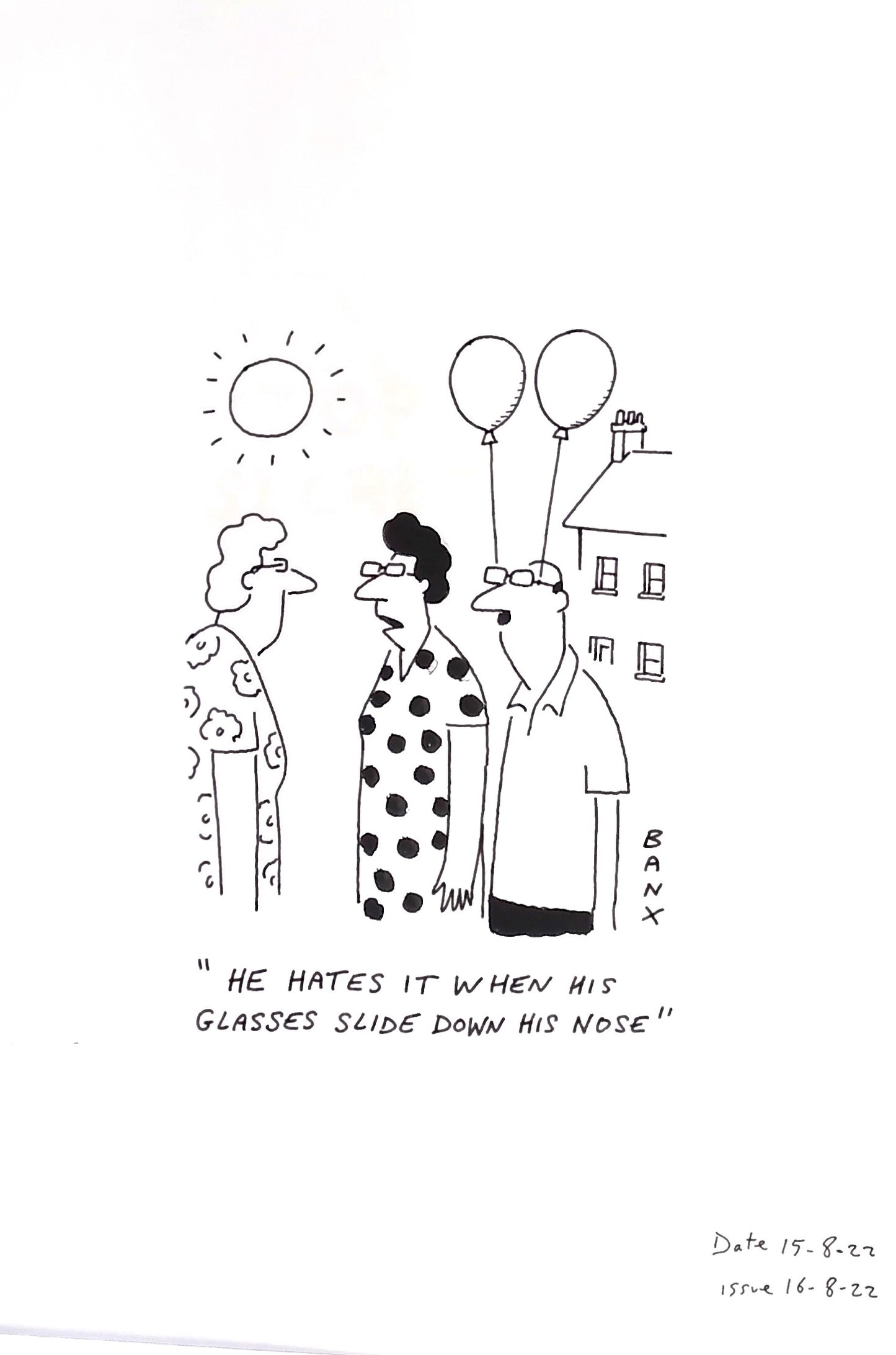 Glasses Slide Down - BANX