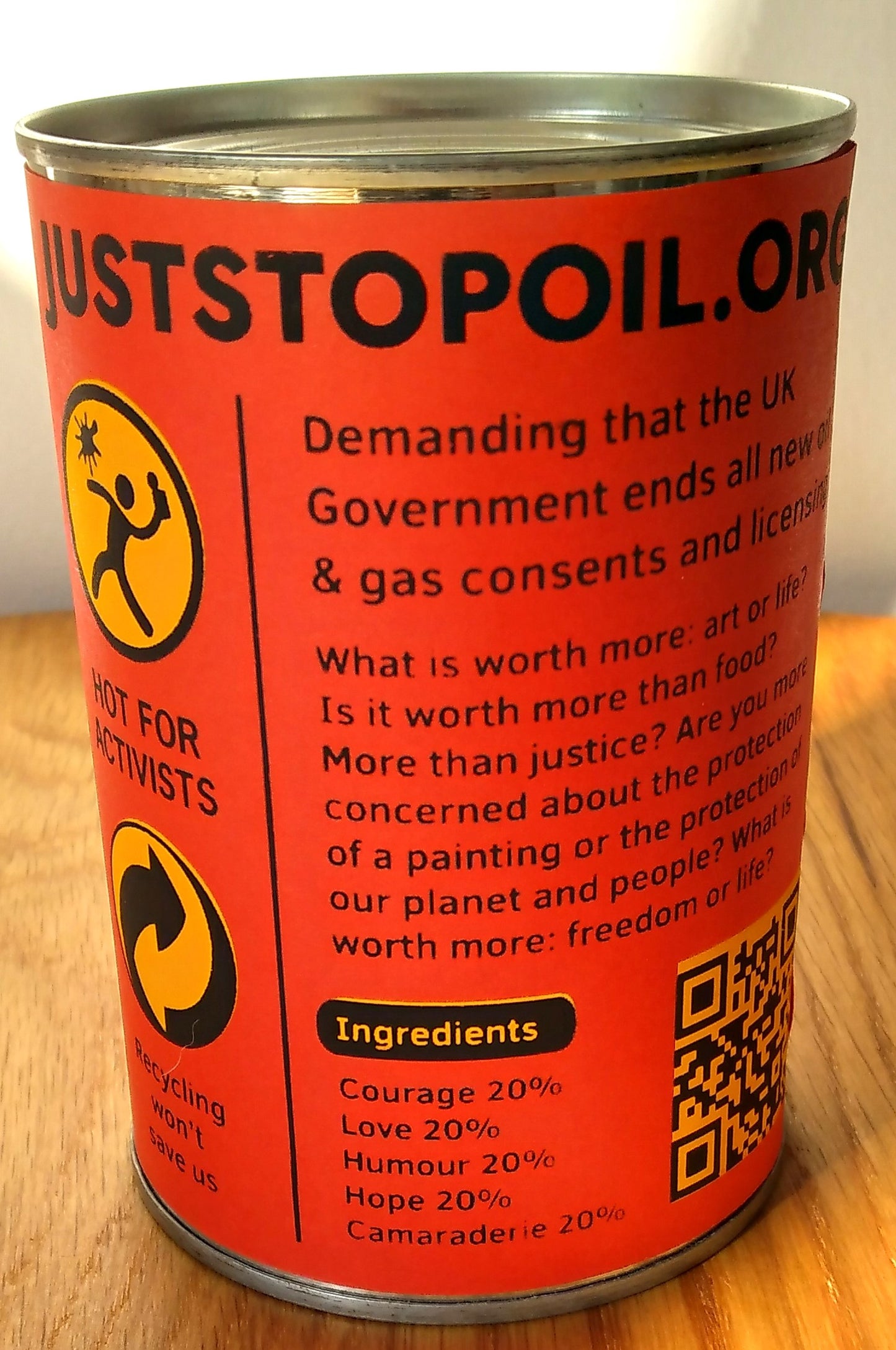 Limited edition Soup Can - Miles Glyn Paris 68 (Red)