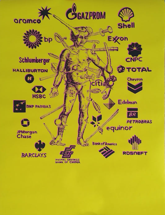 Woundman (yellow) - Paris 68 Redux (50cm x 70cm)