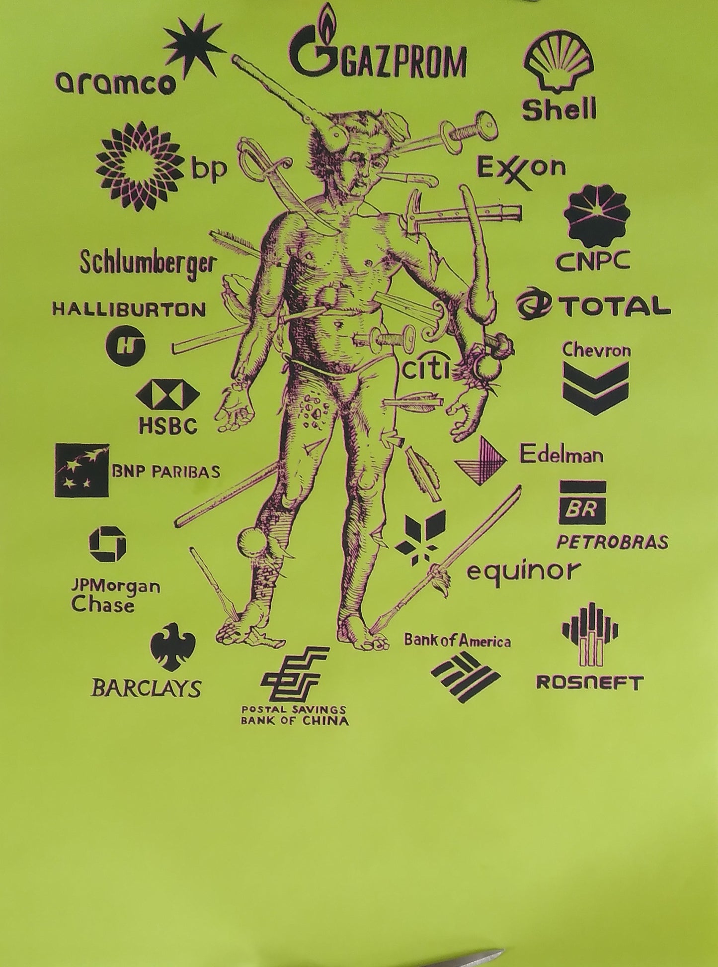 Woundman (green) - Paris 68 Redux (50cm x 70cm)
