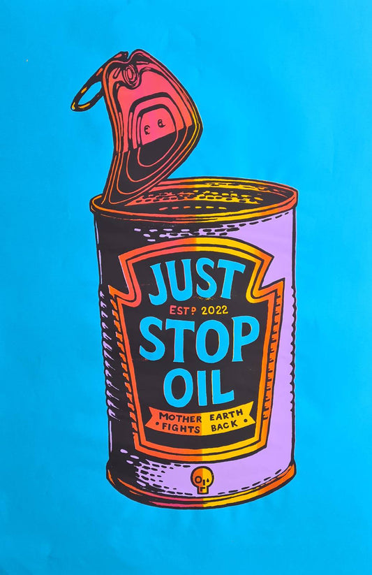 Signed Soup Can Print - Miles Glyn Paris 68 (50cm x 70cm)