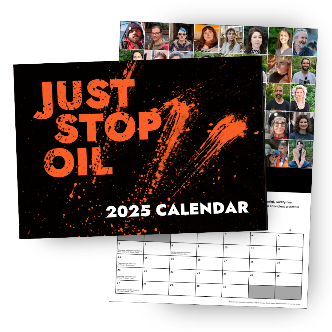 Just Stop Oil 2025 Calendar