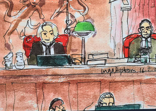 16th Feb Courts of justice Judge - Inga Bystram (A3)